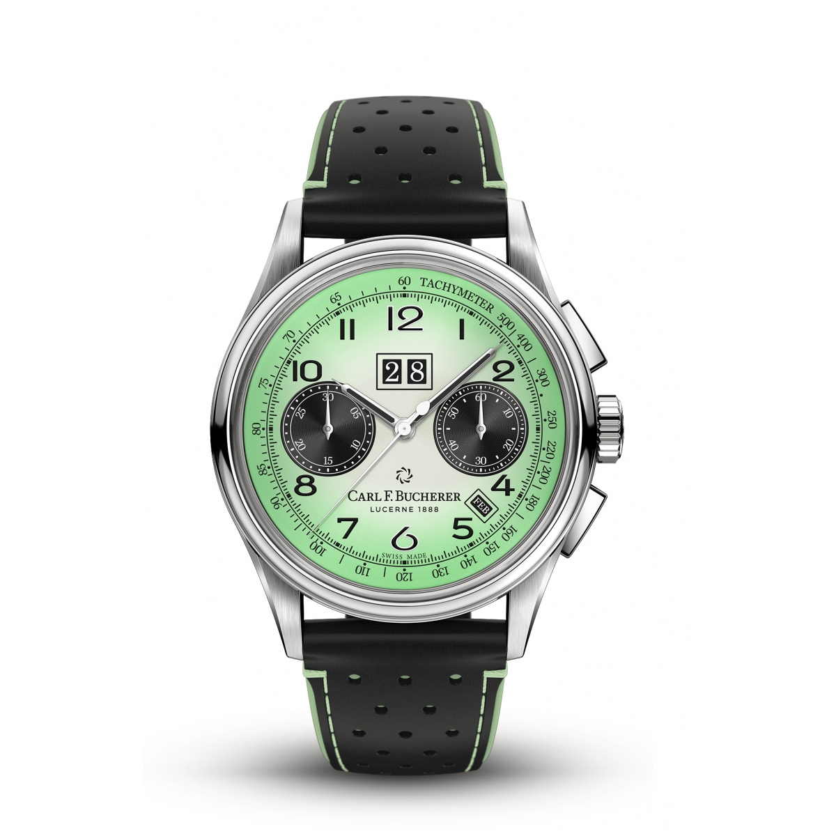 Carl F. Bucherer 00.10803.08.92.82 : Heritage Bicompax Annual Hometown Edition Tokyo