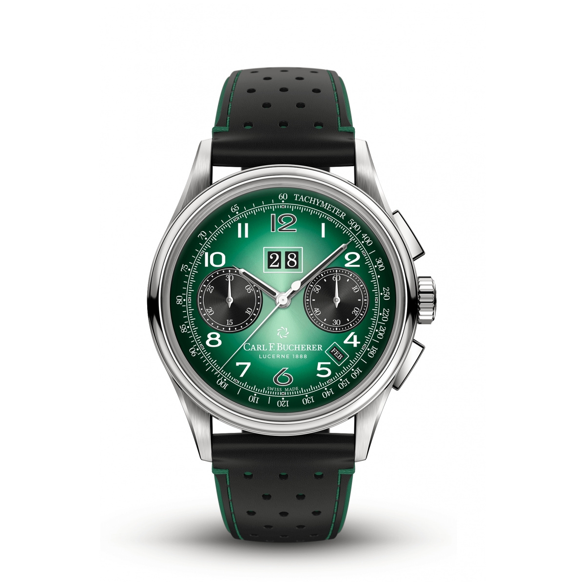 Carl F. Bucherer 00.10803.08.92.93 : Heritage Bicompax Annual Hometown Edition Bern