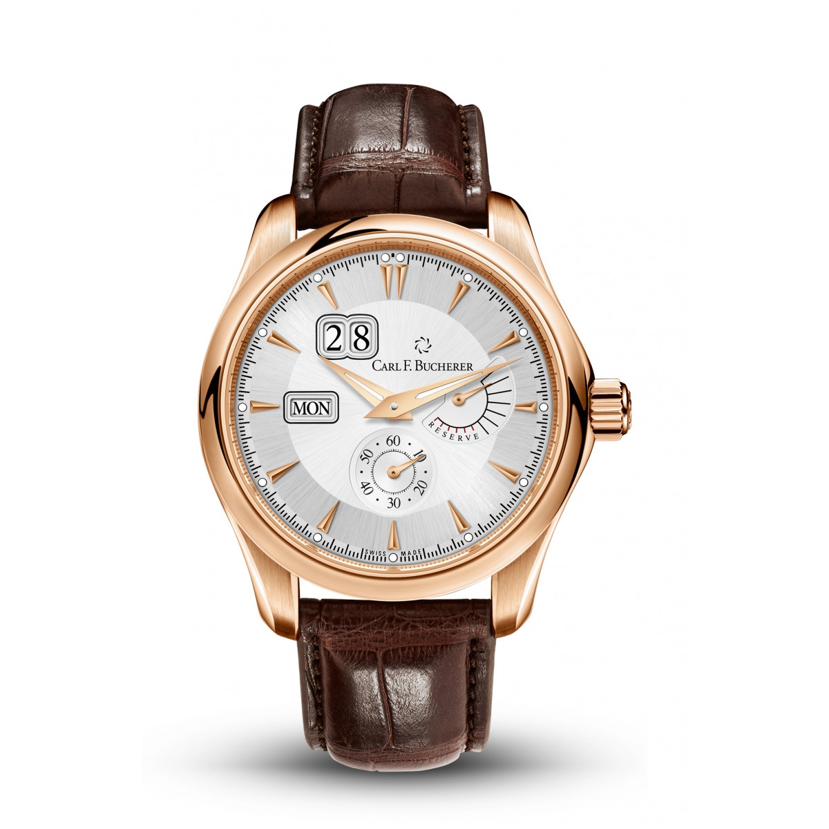 Carl F. Bucherer 00.10912.03.13.01 : Manero PowerReserve Rose Gold / Silver