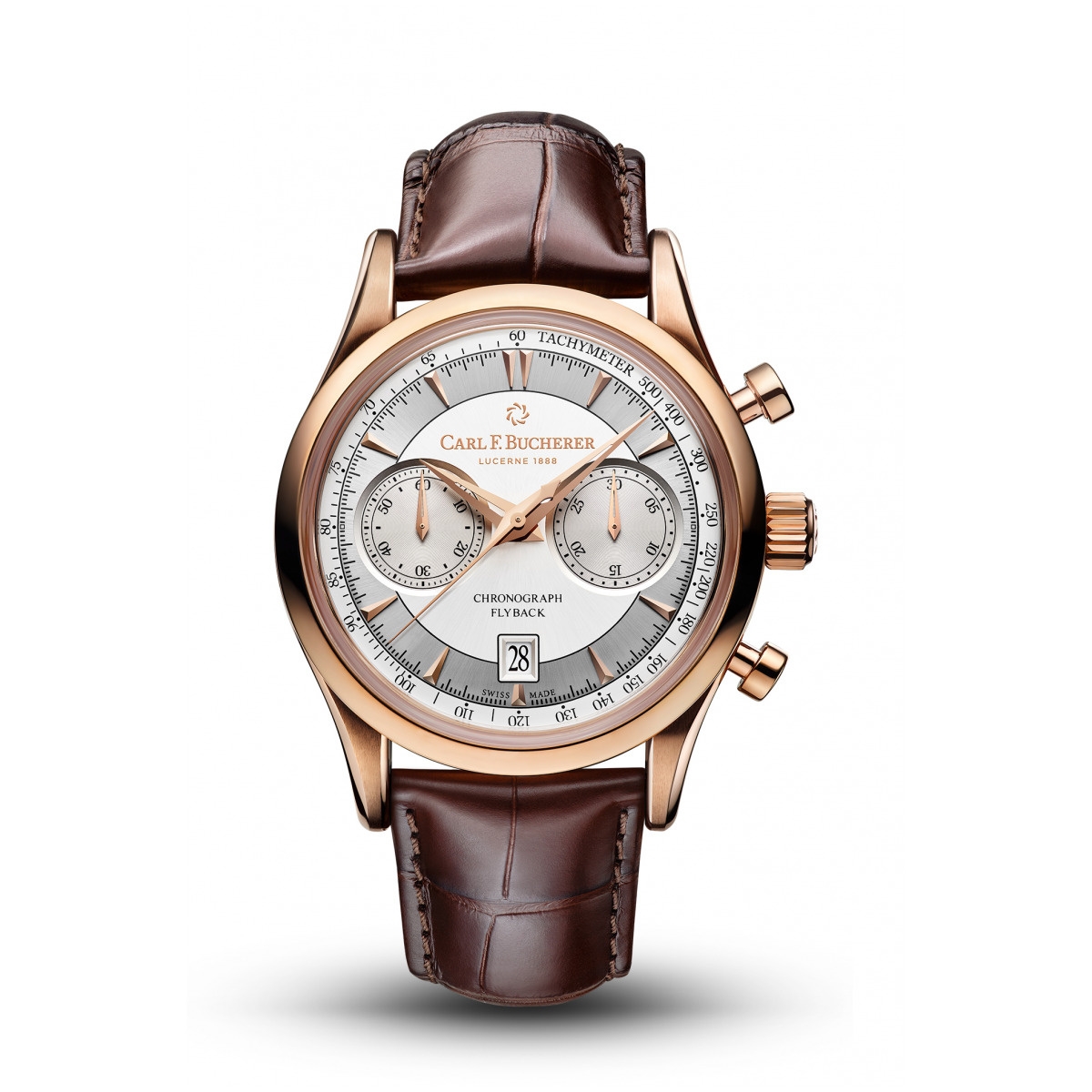 Carl F. Bucherer 00.10919.03.13.01 : Manero Flyback Rose Gold / Silver