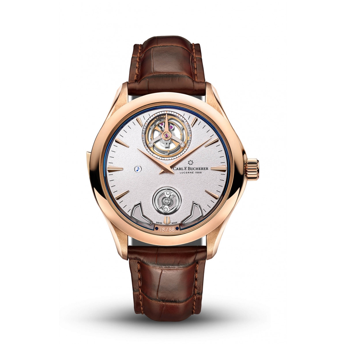 Carl F. Bucherer 00.10925.03.63.01 : Manero Minute Repeater Symphony Rose Gold / Silver