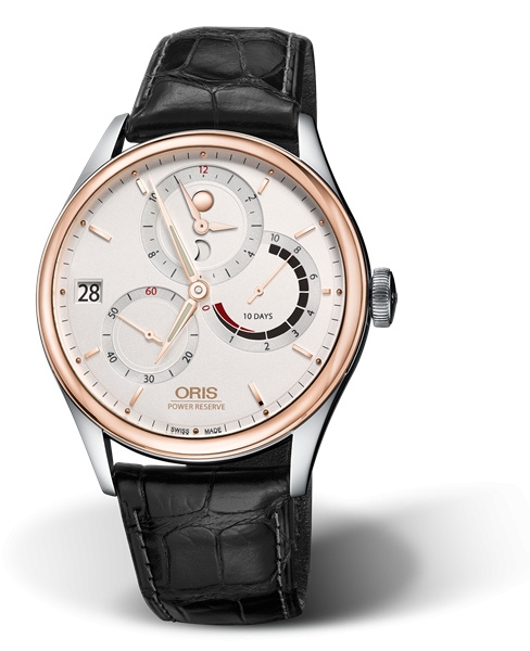 Oris 01 112 7726 6351-Set 1 23 72FC : Artelier Calibre 112 Stainless Steel - Rose Gold / Silver