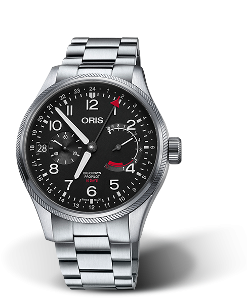 Oris 01 114 7746 4164-Set 8 22 19 : Big Crown ProPilot Calibre 114 Stainless Steel / Black / Bracelet