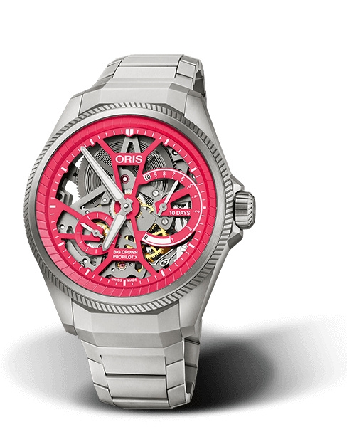 Oris 01 115 7759 7118-Set : Big Crown ProPilot X Calibre 115 Pink Dial