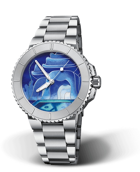 Oris 01 400 7769 4185-Set : Aquis Date 41.5 Sun Wukong Artist Edition