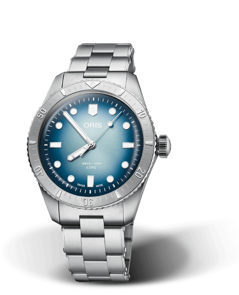 Oris 01 400 7774 4015-Set : Divers Sixty-Five 38 Chronos Uhren Magazin