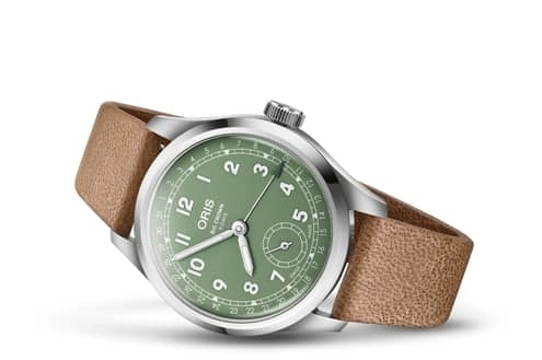 Oris 01 403 7799 4067-07 6 20 09FC : Big Crown Pointer Date Calibre 403 Stainless Steel / Green