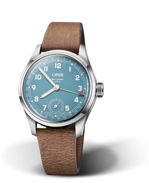 Oris 01 473 7786 4065-07 5 19 22FC : Big Crown Pointer Date 38 Calibre 473 Stainless Steel / Blue