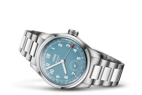 Oris 01 473 7786 4065-07 8 19 06 : Big Crown Pointer Date 38 Calibre 473 Stainless Steel / Blue / Bracelet