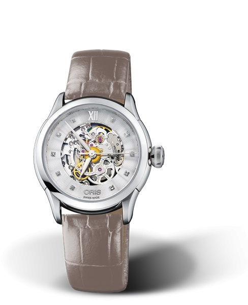 Oris 01 560 7604 4019-07 5 16 61FC : Artelier Skeleton 31 Diamonds Stainless Steel
