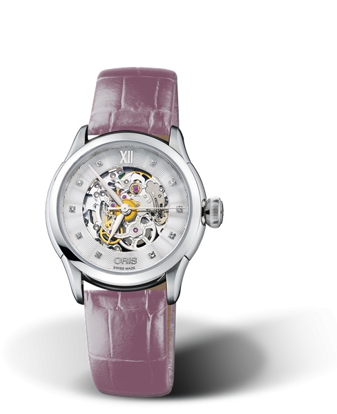 Oris 01 560 7604 4019-07 5 16 62FC : Artelier Skeleton 31 Diamonds Stainless Steel