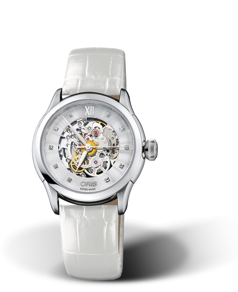 Oris 01 560 7604 4019-07 5 16 67FC : Artelier Skeleton 31 Diamonds Stainless Steel