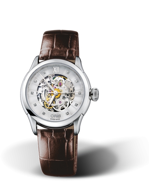 Oris 01 560 7604 4019-07 5 16 70FC : Artelier Skeleton 31 Diamonds Stainless Steel