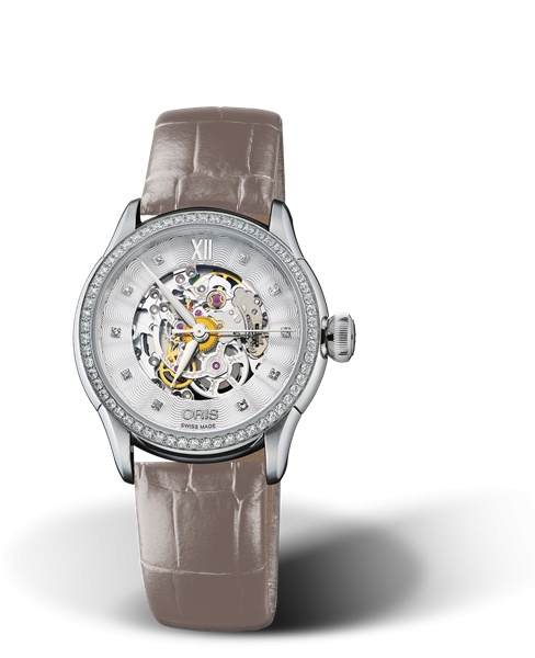 Oris 01 560 7604 4919-07 5 16 61FC : Artelier Skeleton 31 Diamonds Stainless Steel - Diamond