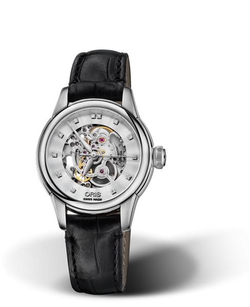 Oris 01 560 7687 4019-07 5 14 60FC : Artelier Skeleton 31 Diamonds Stainless Steel