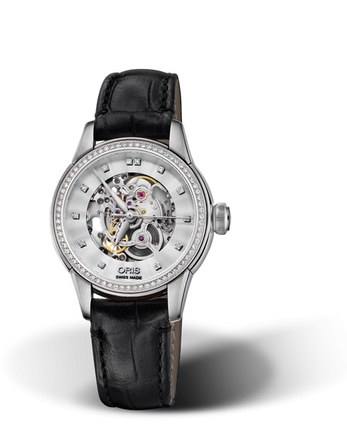 Oris 01 560 7687 4919-07 5 14 60FC : Artelier Skeleton 31 Diamonds Stainless Steel - Diamond