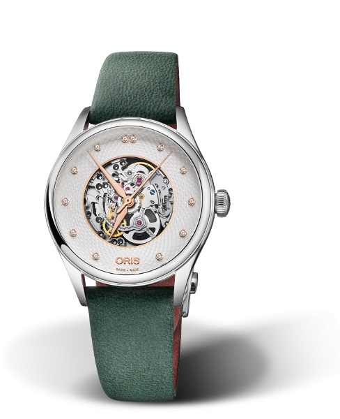 Oris 01 560 7724 4031-07 5 17 35FC : Artelier Skeleton 33 Diamonds Stainless Steel