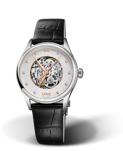Oris 01 560 7724 4031-07 5 17 64FC : Artelier Skeleton 33 Diamonds Stainless Steel