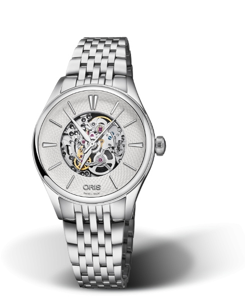 Oris 01 560 7724 4051-07 8 17 79 : Artelier Skeleton 33 Stainless Steel / Bracelet
