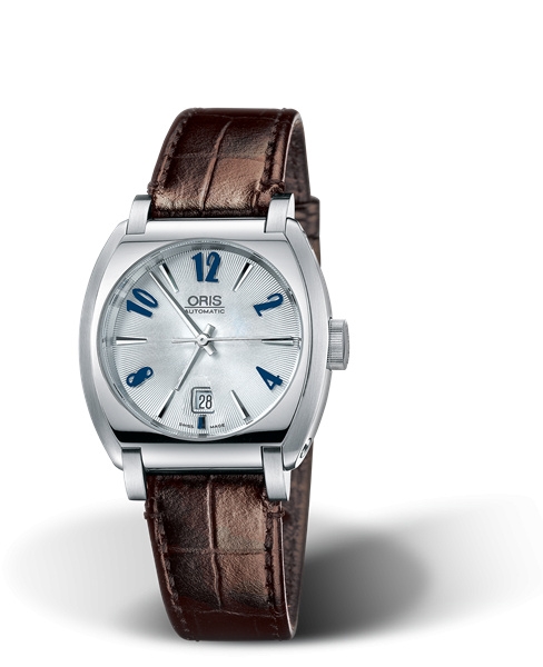 Oris 01 561 7573 4061-07 5 14 98FC : Frank Sinatra Lady Date Stainless Steel / Silver