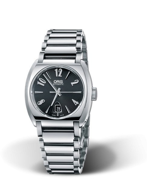 Oris 01 561 7573 4064-07 8 14 72 : Frank Sinatra Lady Date Stainless Steel / Black