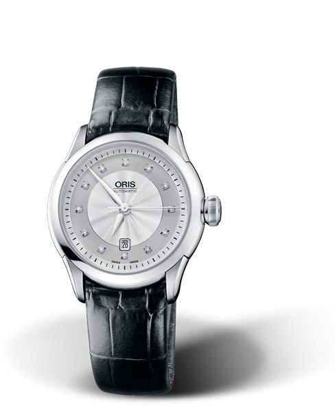 Oris 01 561 7604 4091-07 5 16 71FC : Artelier Date Diamonds 31 Stainless Steel / Silver