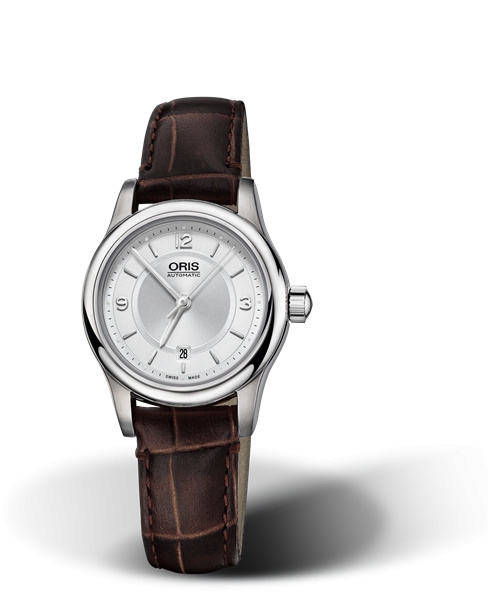 Oris 01 561 7650 4031-07 5 14 10 : Classic Date Lady 28.5 Stainless Steel / Silver