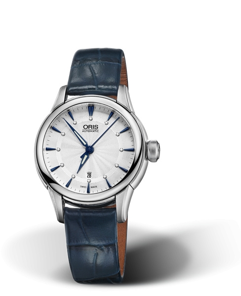Oris 01 561 7687 4031-07 5 14 75FC : Artelier Date Diamonds 31 Stainless Steel / Silver