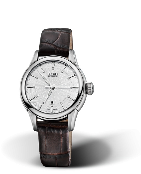 Oris 01 561 7687 4051-07 5 14 70FC : Artelier Date Diamonds 31 Stainless Steel / Silver