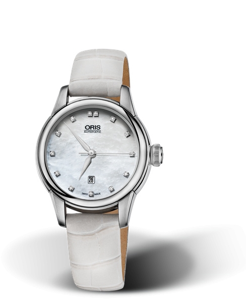 Oris 01 561 7687 4091-07 5 14 67FC : Artelier Date Diamonds 31 Stainless Steel / MOP