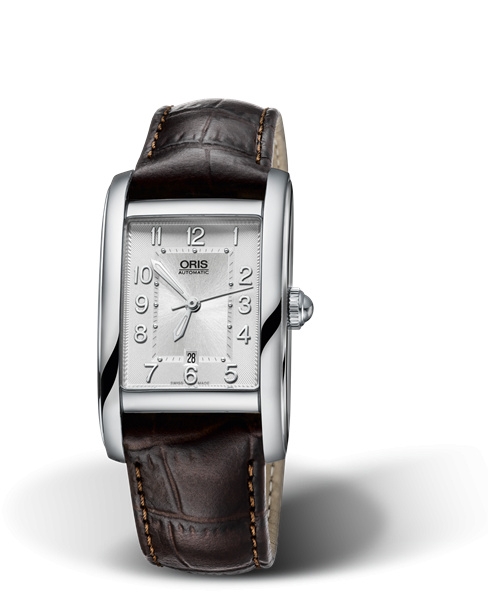 Oris 01 561 7692 4061-07 5 18 20FC : Rectangular Date 25 Stainless Steel / Silver - Arabic