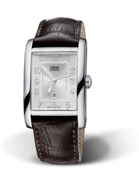 Oris 01 561 7693 4061-07 5 22 20FC : Rectangular Date 30 Stainless Steel / Silver - Arabic