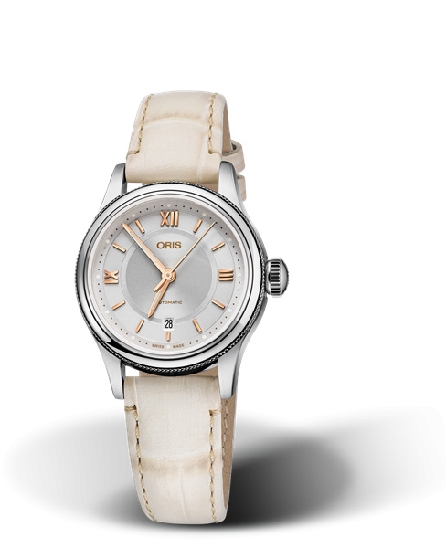 Oris 01 561 7718 4071-07 5 14 31 : Classic Date Lady 28.5 Stainless Steel / Silver