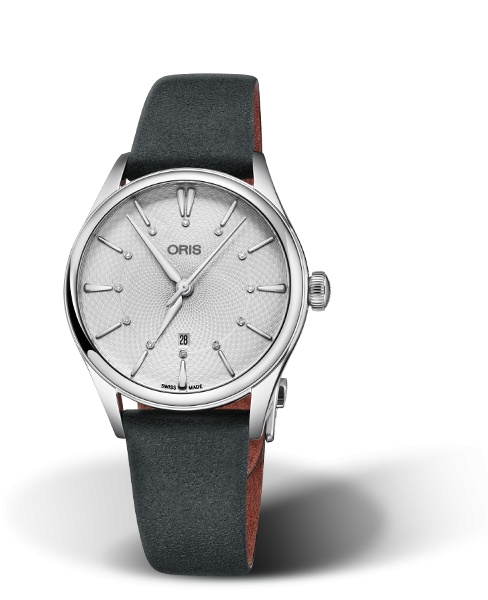 Oris 01 561 7724 4051-07 5 17 34FC : Artelier Date Diamonds 33 Stainless Steel / Silver