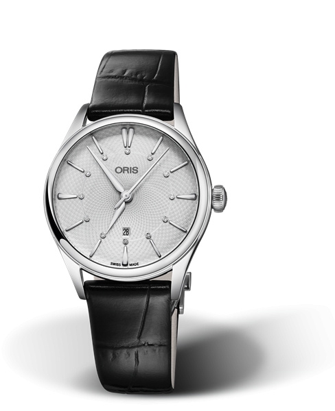 Oris 01 561 7724 4051-07 5 17 64FC : Artelier Date Diamonds 33 Stainless Steel / Silver