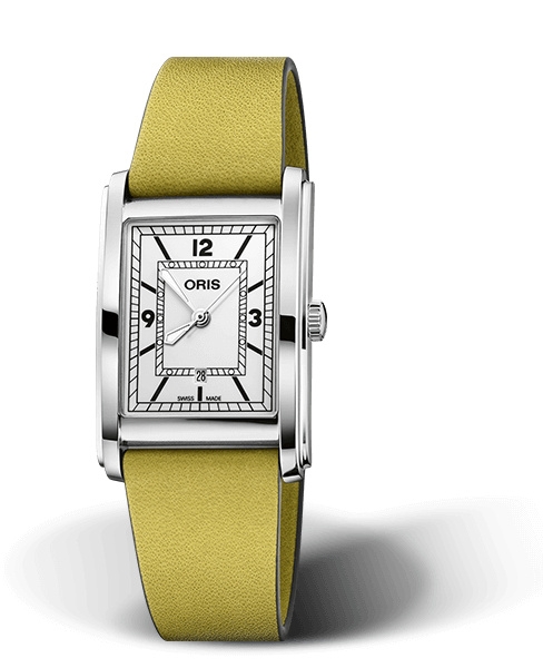 Oris 01 561 7783 4061-07 5 19 15 : Rectangular Date 25.5 Stainless Steel / Silver