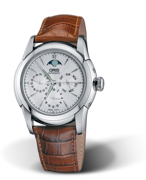Oris 01 581 7546 4051-07 5 21 47 : Artelier Complication 40.5 Stainless Steel / Silver