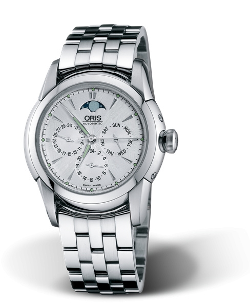 Oris 01 581 7546 4051-07 8 21 71 : Artelier Complication 40.5 Stainless Steel / Silver / Bracelet