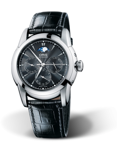 Oris 01 581 7546 4054-07 5 21 49 : Artelier Complication 40.5 Stainless Steel / Black