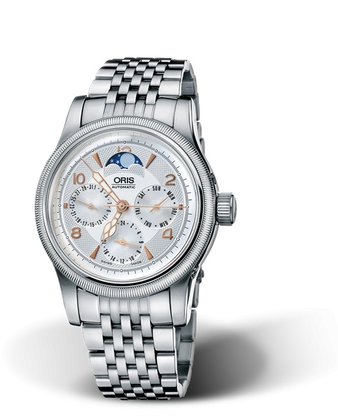 Oris 01 581 7566 4061-07 8 19 61 : Big Crown Complication Stainless Steel / Silver / Bracelet