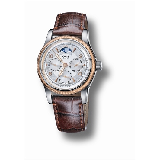 Oris 01 581 7566 4361-07 5 19 52 : Big Crown Complication Stainless Steel - Rose Gold / Silver