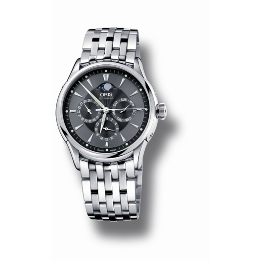 Oris 01 581 7592 4054-07 8 21 73 : Artelier Complication 40 Stainless Steel / Black / Bracelet