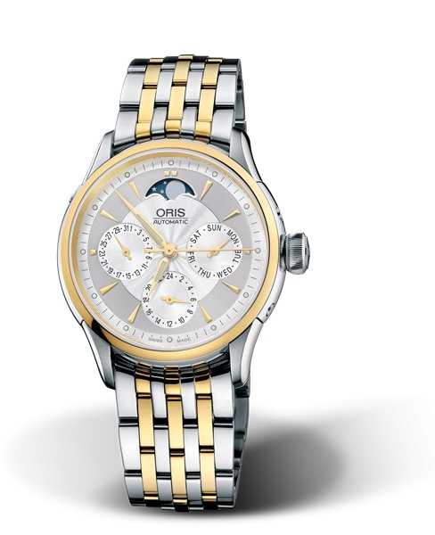 Oris 01 581 7606 4351-07 8 18 74 : Artelier Complication 35 Stainless Steel / Silver / Bracelet