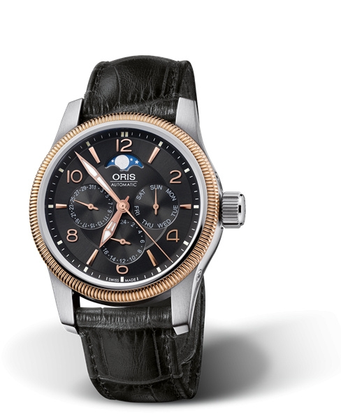 Oris 01 581 7627 4364-07 5 20 76FC : Big Crown Complication Stainless Steel - Rose Gold / Black