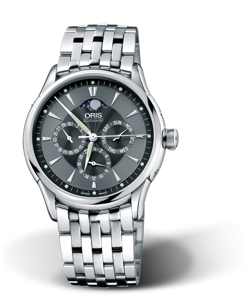 Oris 01 582 7592 4054-07 8 21 73 : Artelier Complication 40 Stainless Steel / Black / Bracelet