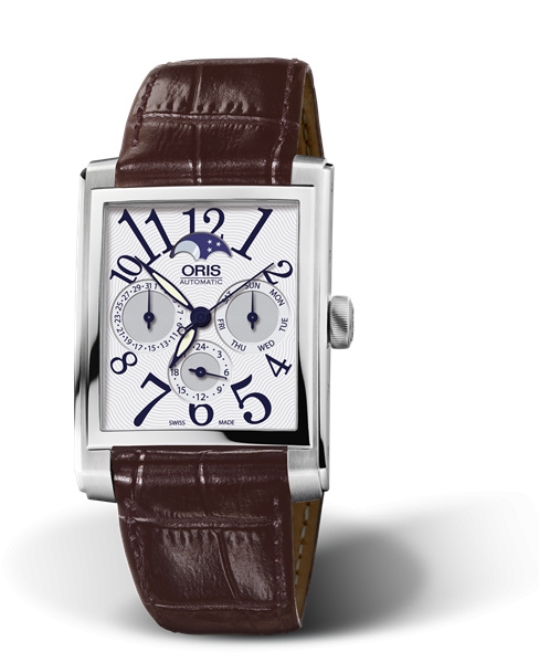 Oris 01 582 7658 4061-07 5 23 70FC : Rectangular Complication Stainless Steel / Silver  - Arabic