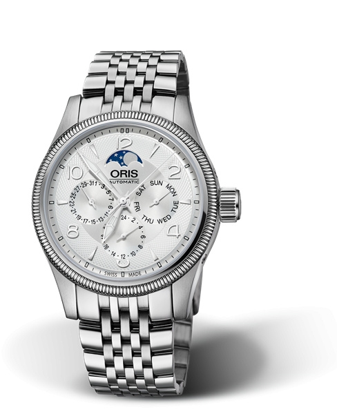 Oris 01 582 7678 4061-07 8 20 30 : Big Crown Complication Stainless Steel / Silver / Bracelet