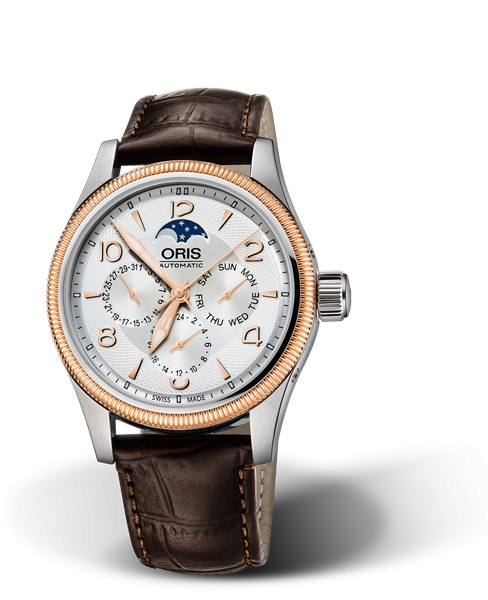 Oris 01 582 7678 4361-07 5 20 77FC : Big Crown Complication Stainless Steel - Rose Gold / Silver