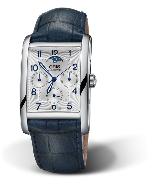 Oris 01 582 7694 4031-07 5 24 25FC : Rectangular Complication Stainless Steel / Silver - Arabic