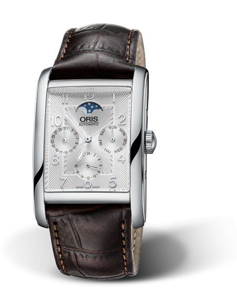 Oris 01 582 7694 4061-07 5 24 20FC : Rectangular Complication Stainless Steel / Silver - Arabic